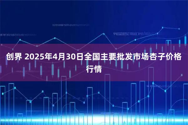 创界 2025年4月30日全国主要批发市场杏子价格行情