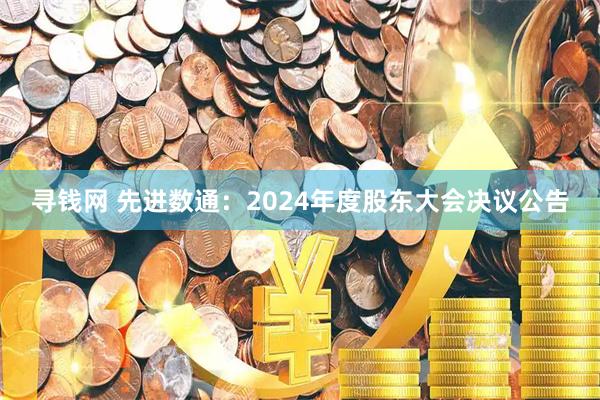 寻钱网 先进数通：2024年度股东大会决议公告